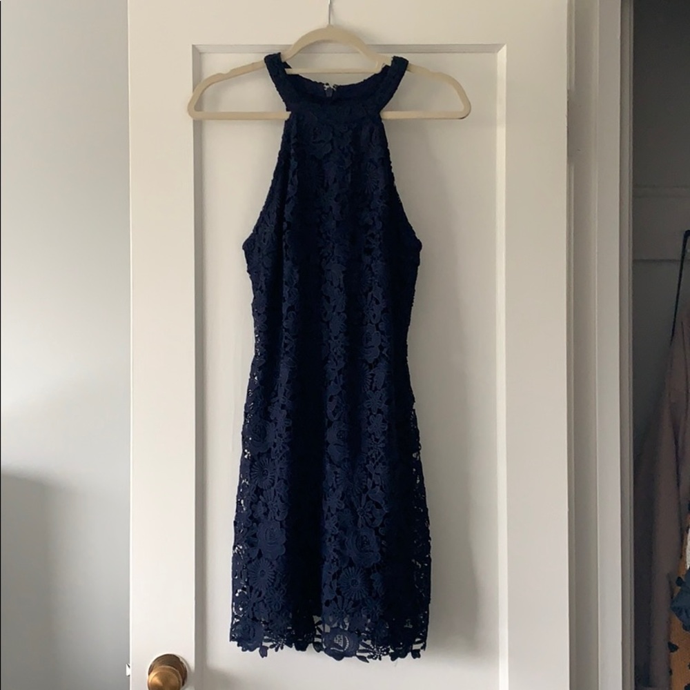 Navy Blue Lulus Mini Dress